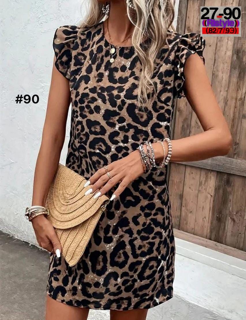 платье с леопардовым принтом,женские платья летние,повседневные платья,платье туника,платье женское леопардовое