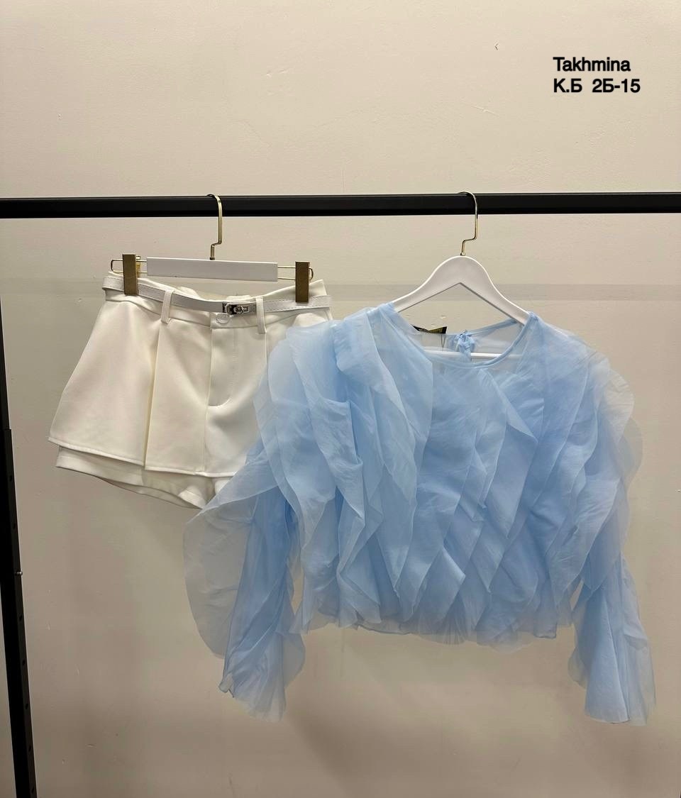 нарядная блузка с воланами,блузка с оборками,блузка нарядная,блузка из органзы,блузка с рюшами и воланами