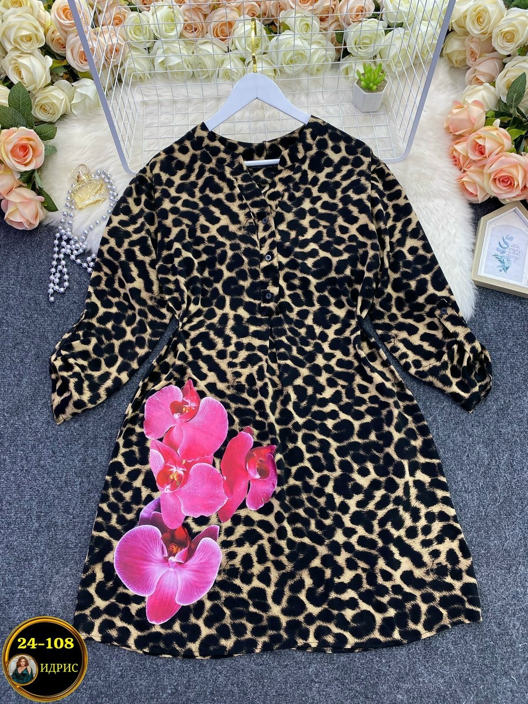 платье с леопардовым принтом,женское леопардовое платье,платье женское леопард,платье леопардовый принт,женское летнее платье-рубашка poliester леопардовый принт