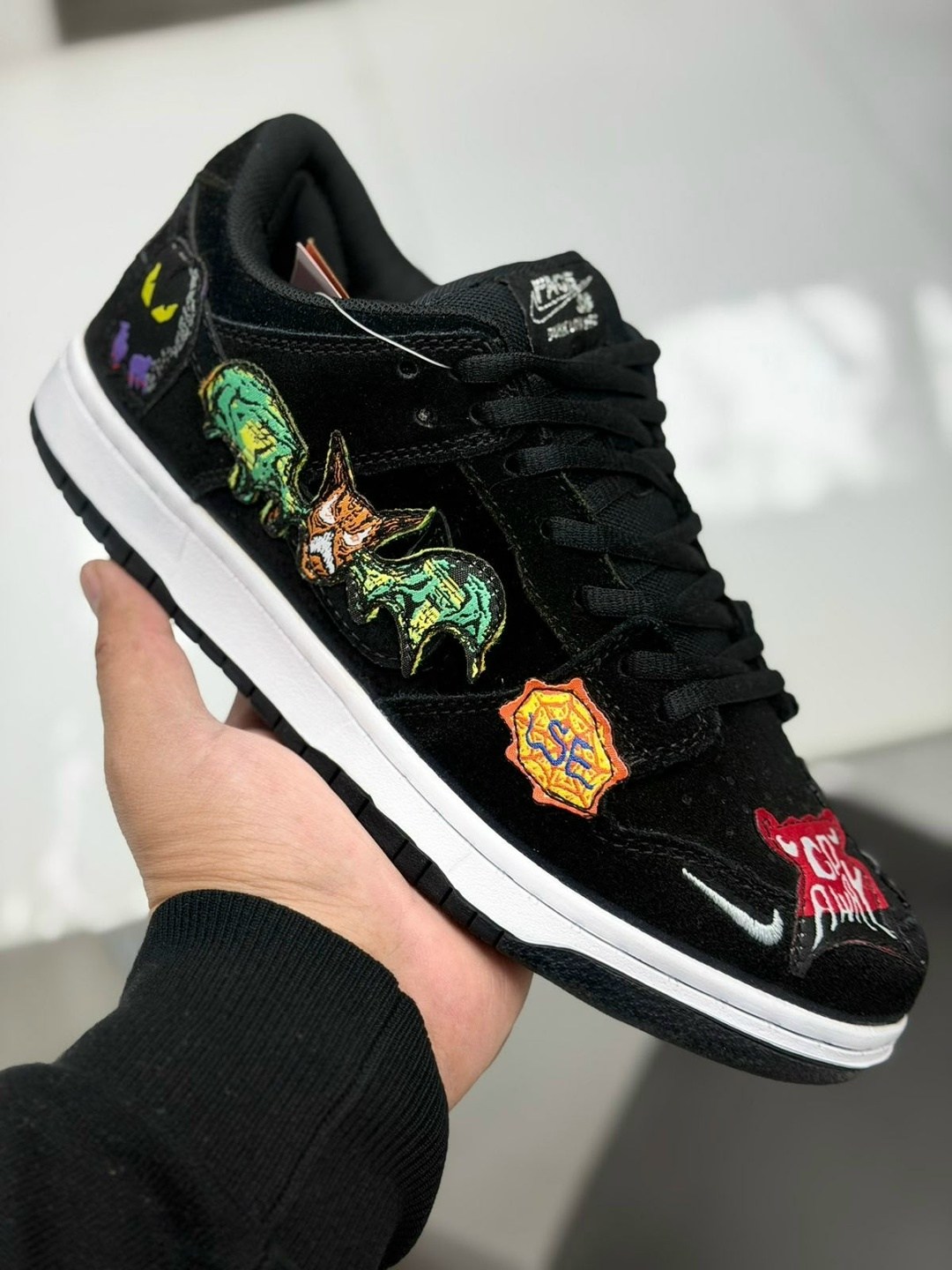 кроссовки nike sb dunk low pro qs neckface,кроссовки neckface x nike sb dunk low pro qs,кроссовки nike sb dunk low,кроссовки nike neckface x dunk low pro sb 'black',neckface x nike sb dunk low