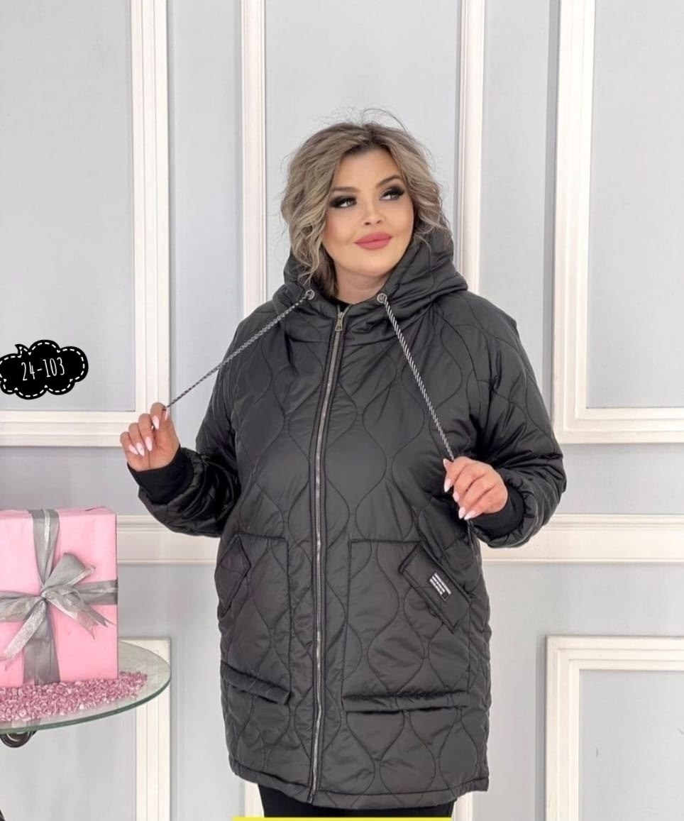 демисезонная женская куртка больших размеров,куртка женская на синтепоне,женская куртка большого размера,куртка женская демисезонная большие размеры арт. 8812275,женская куртка
