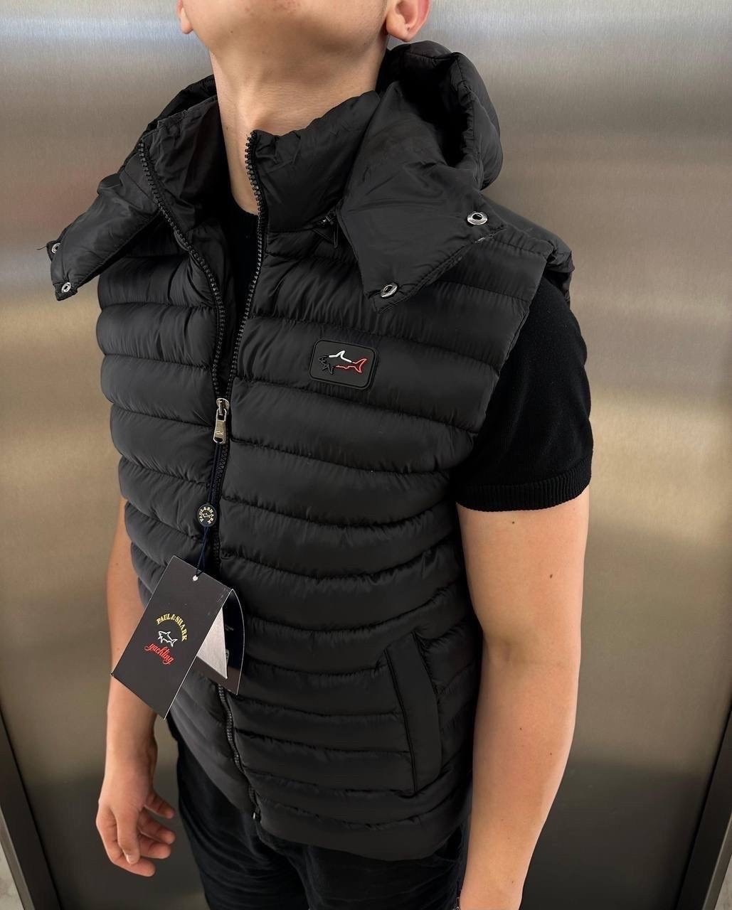 жилет мужской,жилет мужская с капюшоном,жилеты пауль шарк мужские,жилетка paul shark,жилетка с капюшоном