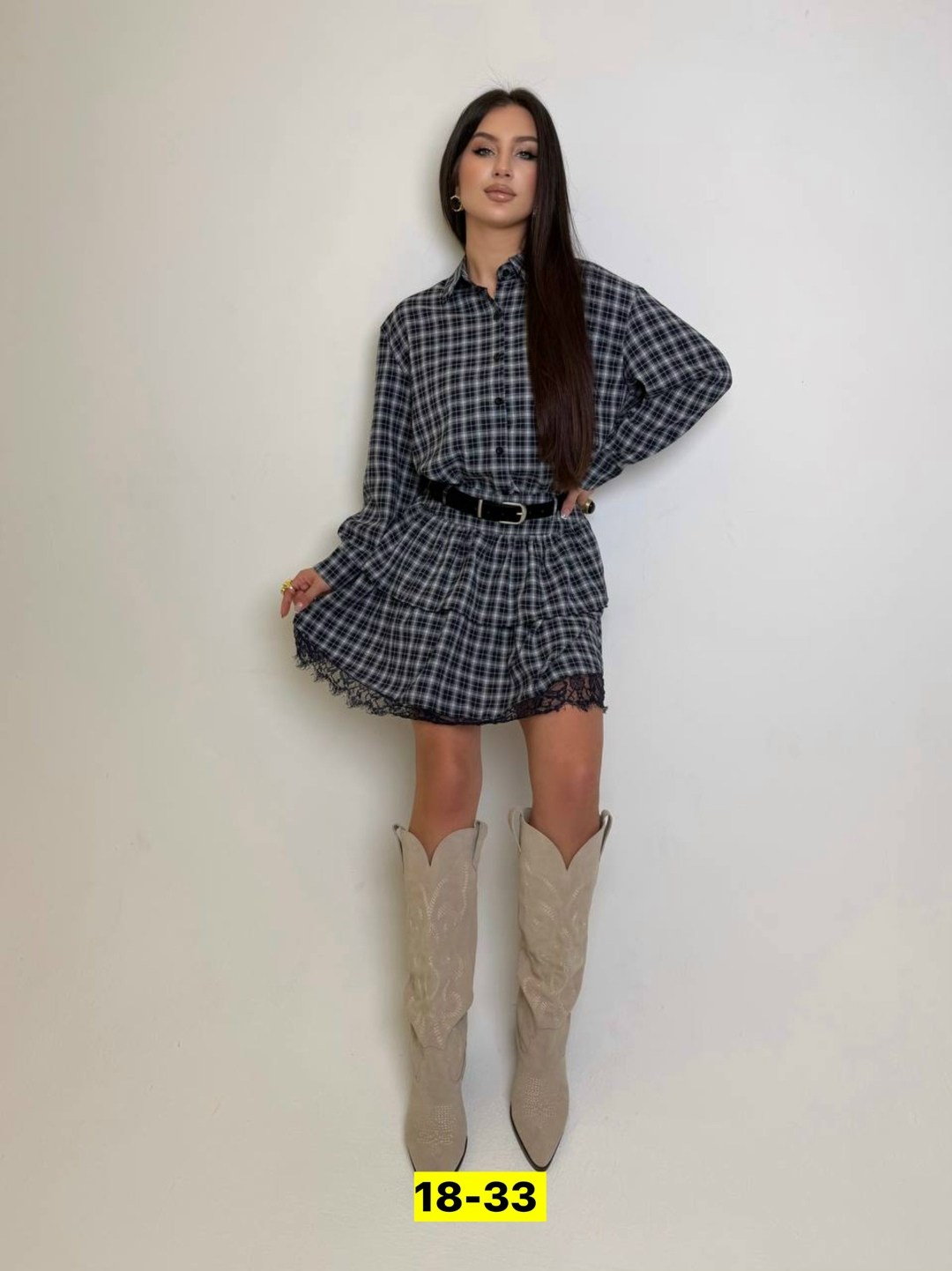 костюм двойка с юбкой и рубашкой в клетку btf brand,костюм с юбкой и рубашкой,костюм женский в клетку,костюм в клетку,костюм с рубашкой и юбкой в клетку