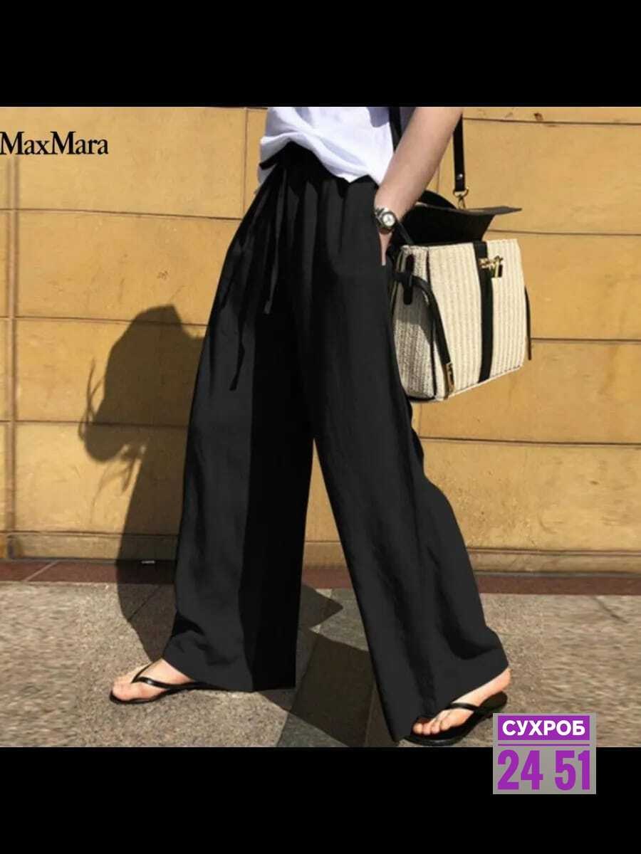 женские широкие брюки,широкие брюки,широкие брюки из хлопка,широкие хлопковые брюки,повседневные брюки