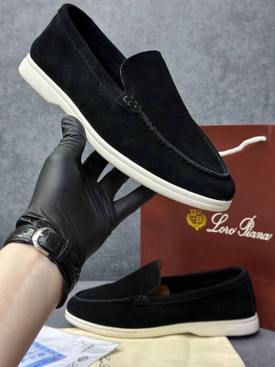 лоферы мужские loro piana,мужские мокасины лоро пиано черные,лоферы лоро пиано материал,,лоферы loro piana