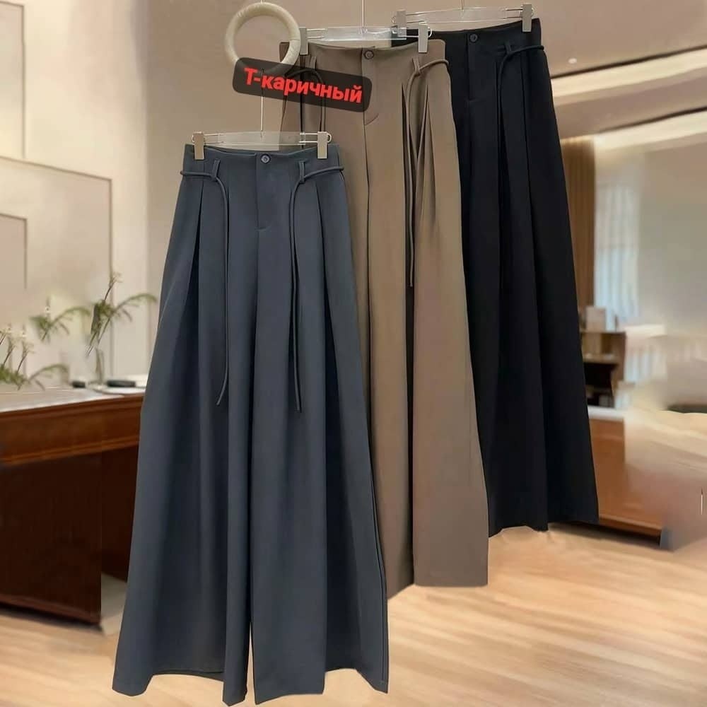 женские модные широкие брюки с высокой талией,женские классические брюки с широкими штанинами,брюки с высокой талией широкие длинные,jielur брюки женские с широкими штанинами,брюки женские с широкими