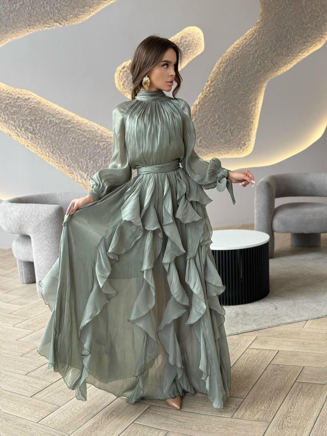 длинное шифоновое платье,элегантные платья,длинное платье,мусульманская платья,вечернее платье