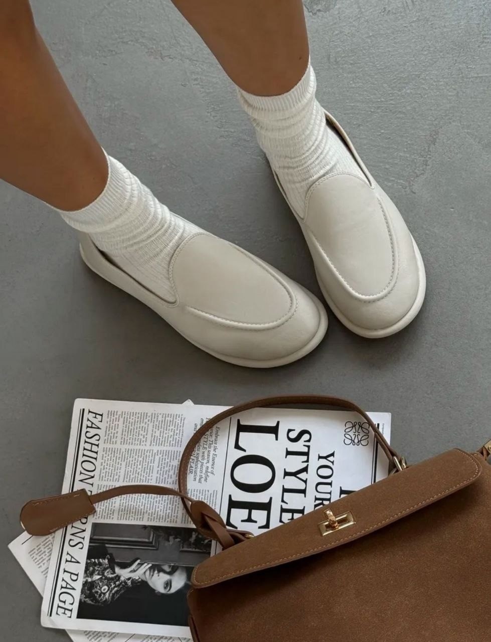 женские лоферы,лоферы белые,лоферы модные,туфли на плоской подошве,женская