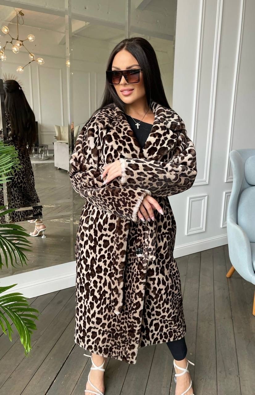 шуба леопард искусственная длинная с поясом,шуба леопардовая искусственная,шуба леопард длинная с поясом экомех,леопардовая шуба,шуба искусственная модная одежда леопард