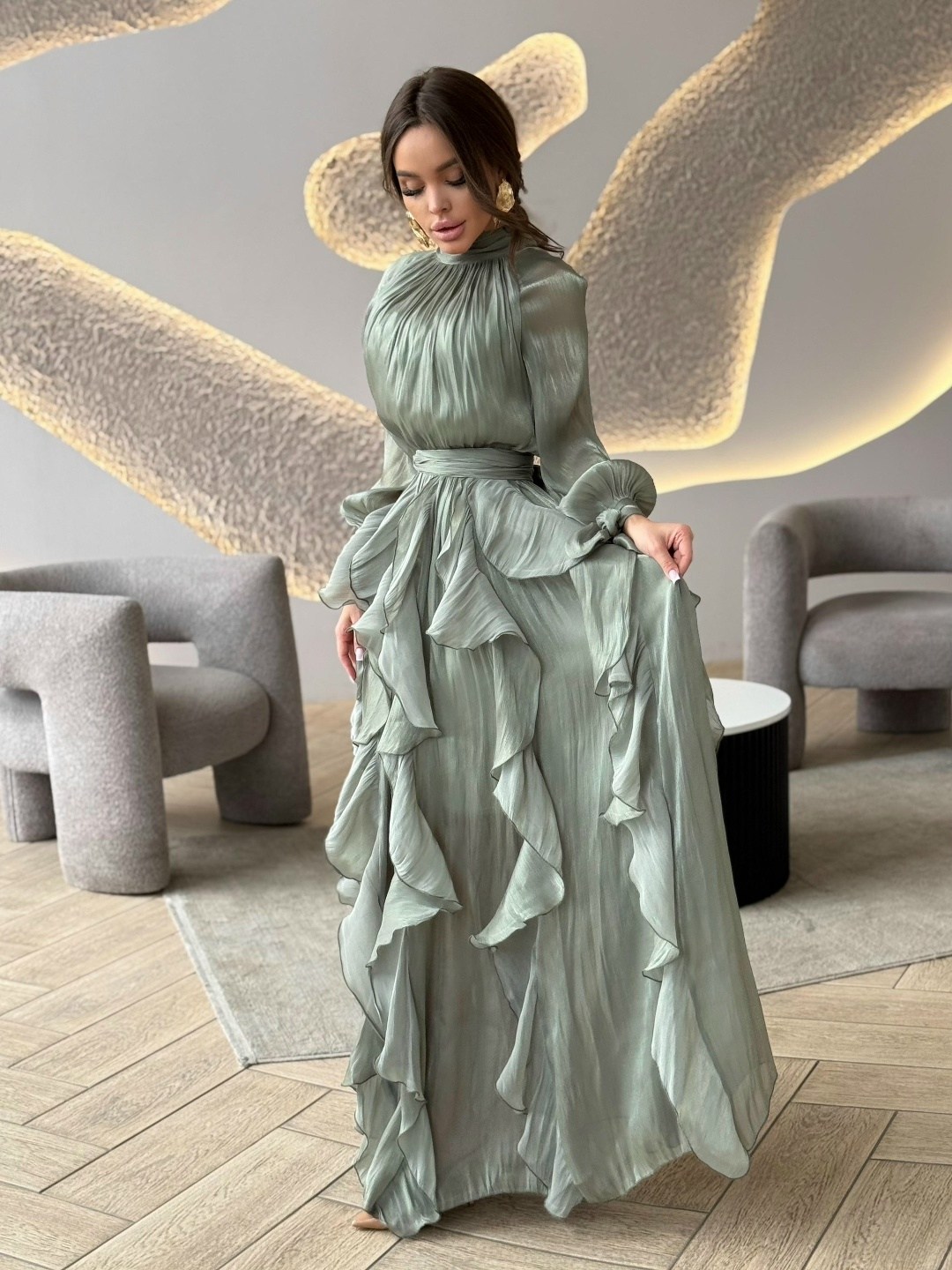 длинное шифоновое платье,элегантные платья,длинное платье,мусульманская платья,вечернее платье