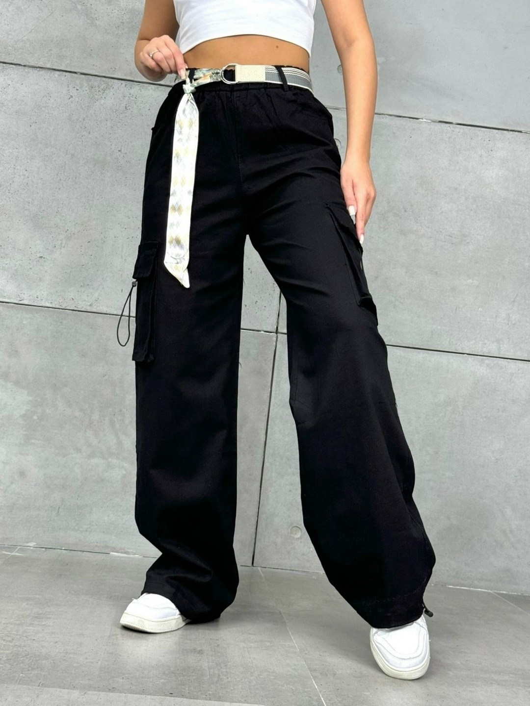 модные брюки-карго с высокой талией и карманами,брюки карго,брюки-карго женские,брюки карго широкие,штаны карго женские широкие