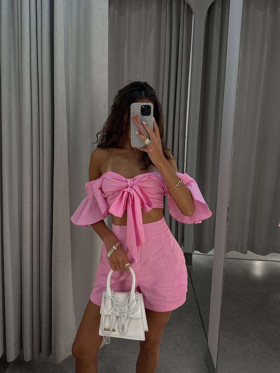 летние костюмы,женский костюм с шортами,костюм с шортам,костюм топ шорты