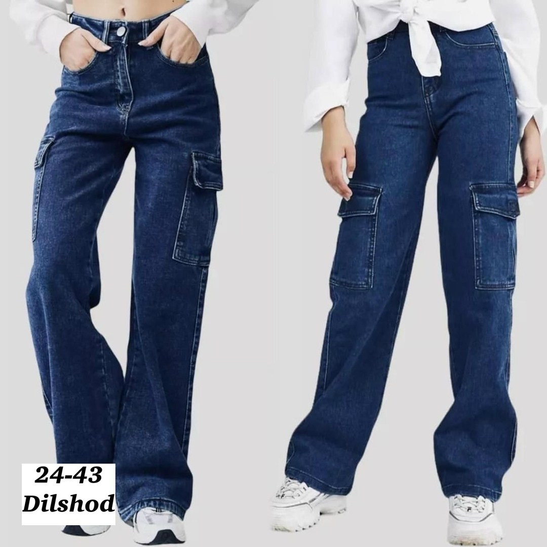 джинсы прямые карго,джинсы женские карго,джинсы широкие карго,джинсы женские с накладными карманами,джинсы женские широкие
