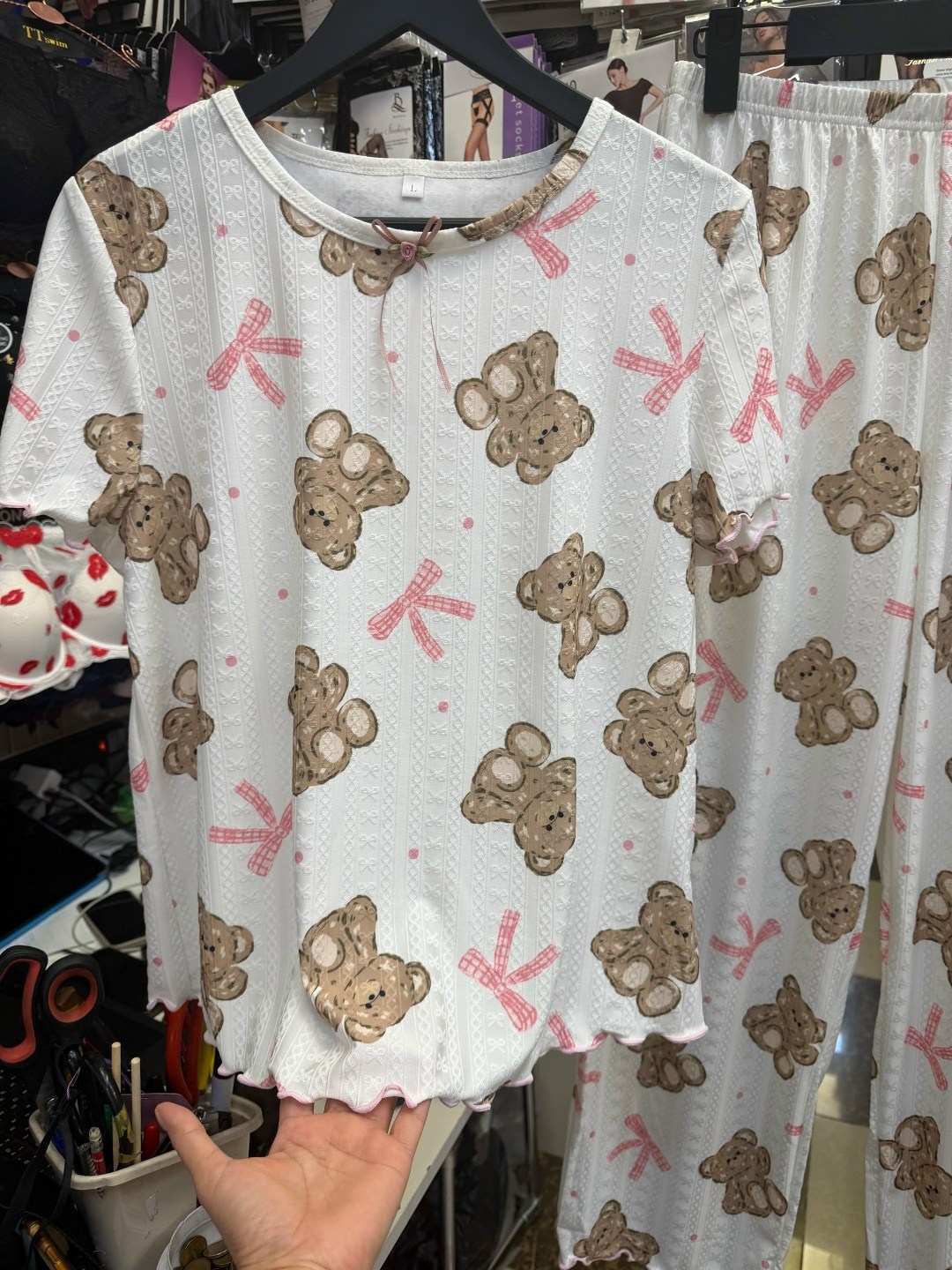 женские пижамы,пижама 1850059-1 sadovod 365 дней,костюм домашний пижама,пижама со штанами,комплект женской пижамы