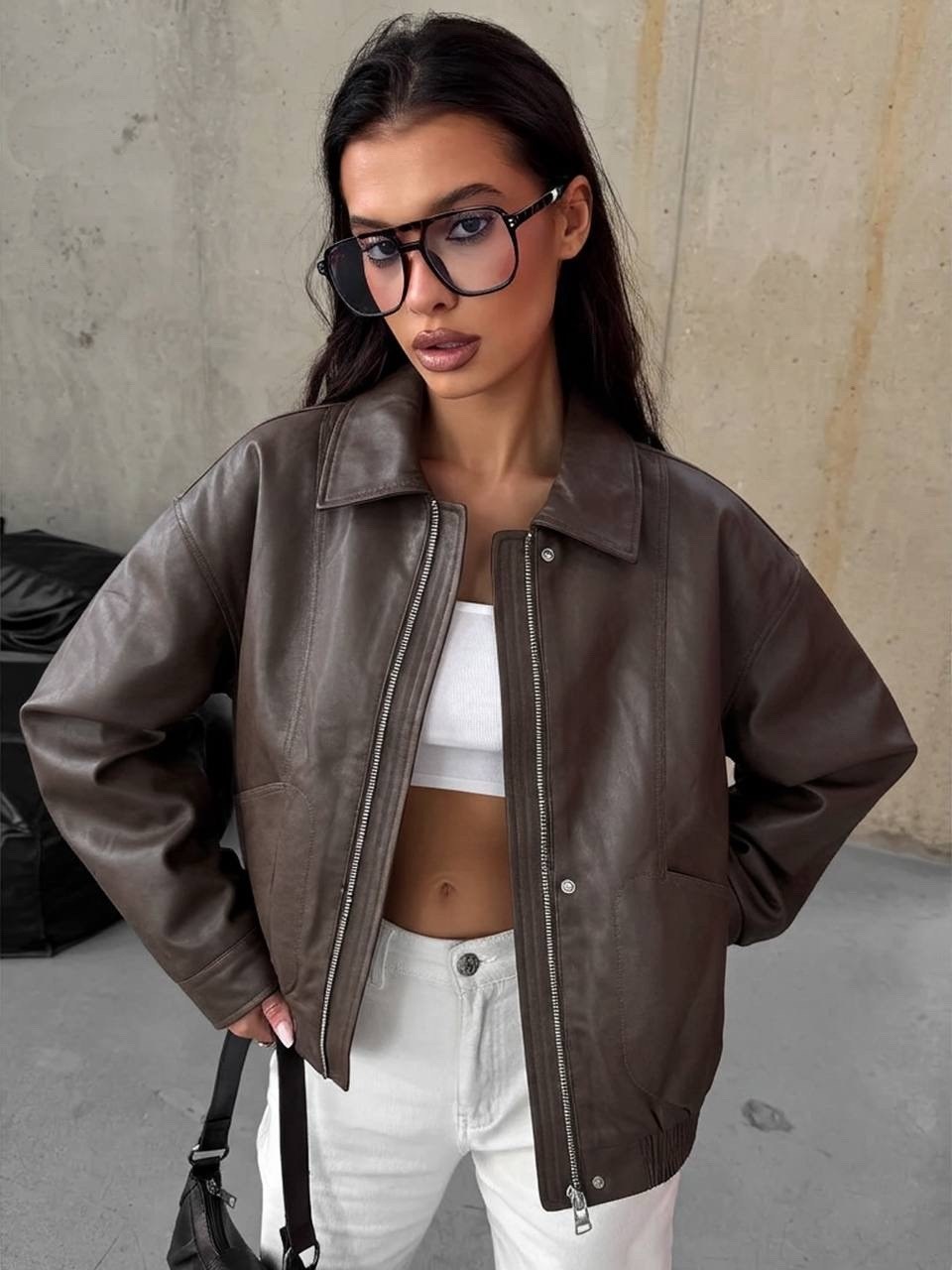 кожаная куртка,куртка из экокожи,куртка женская из искусственной кожи,кожаная куртка бомбер,куртка кожаная женская