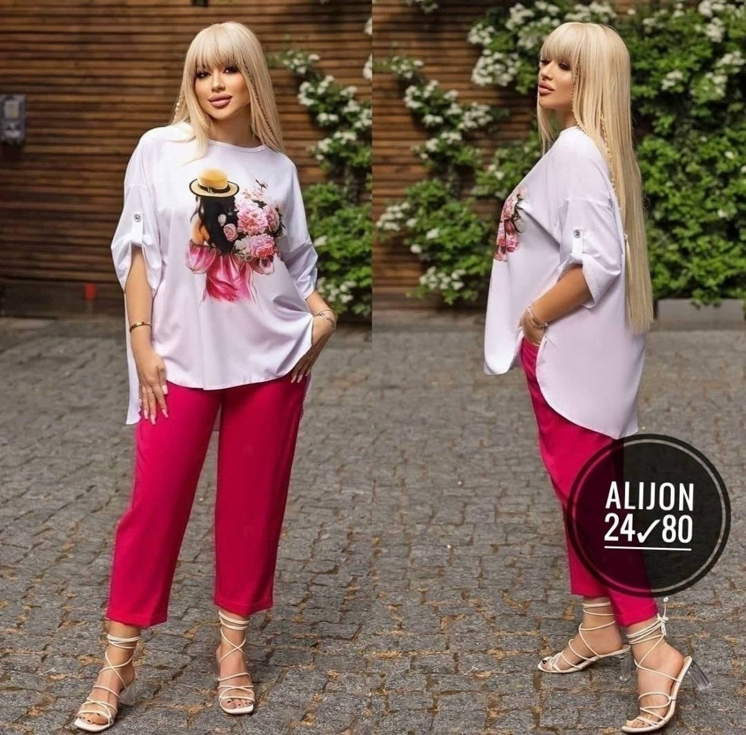 летний повседневный костюм двойка,костюм свободного кроя,летние костюмы женские,женский костюм свободного кроя,костюм двойка женская