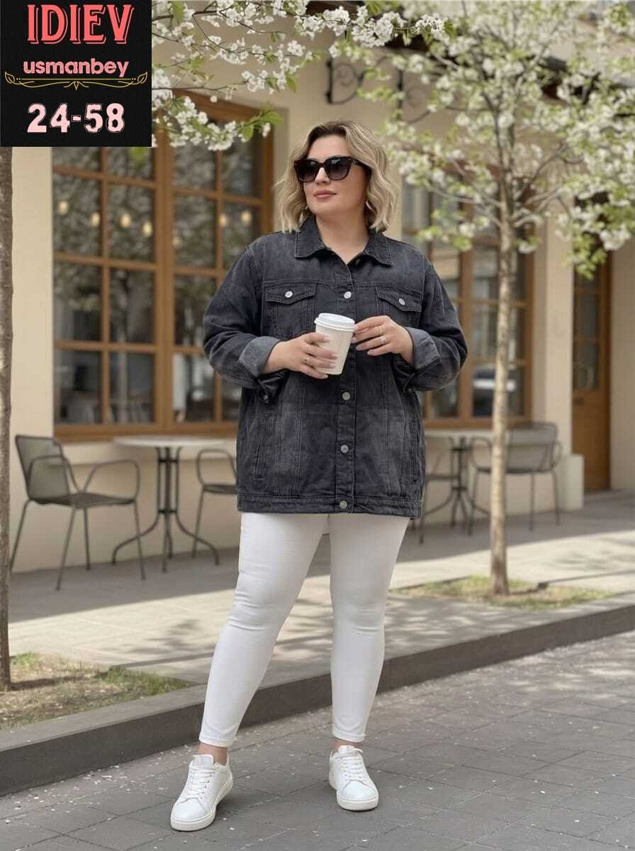 джинсовая куртка,джинсовая женская куртка,куртка женская,серая джинсовая куртка,женская джинсовая куртка большого размера