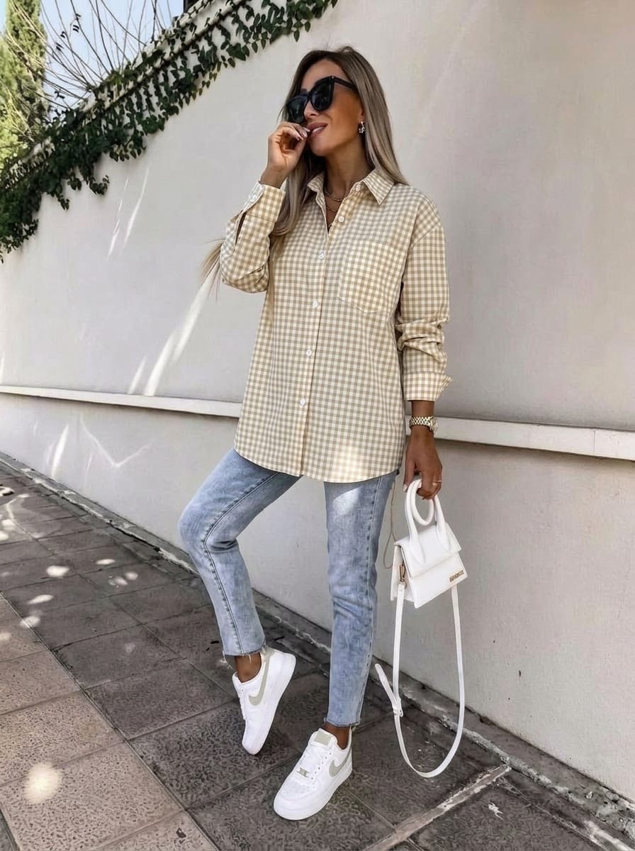 рубашка в клетку оверсайз женская,женская рубашка,рубашка в клетку,клетчатая рубашка,рубашка повседневная