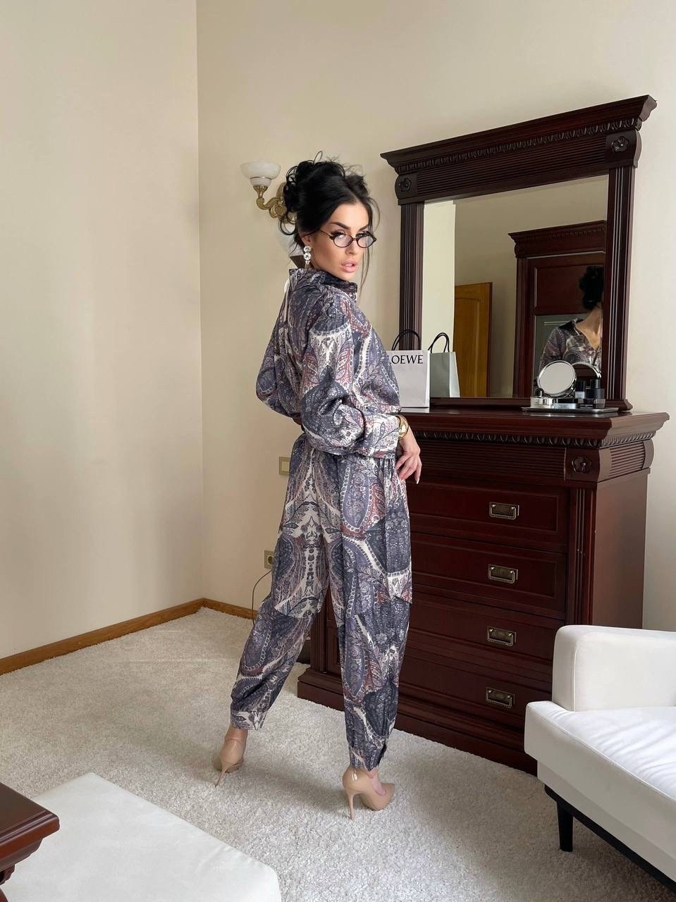 костюм с брюками,костюм женский,костюм женский брючный,костюм с принтом,женский костюм с брюками палаццо