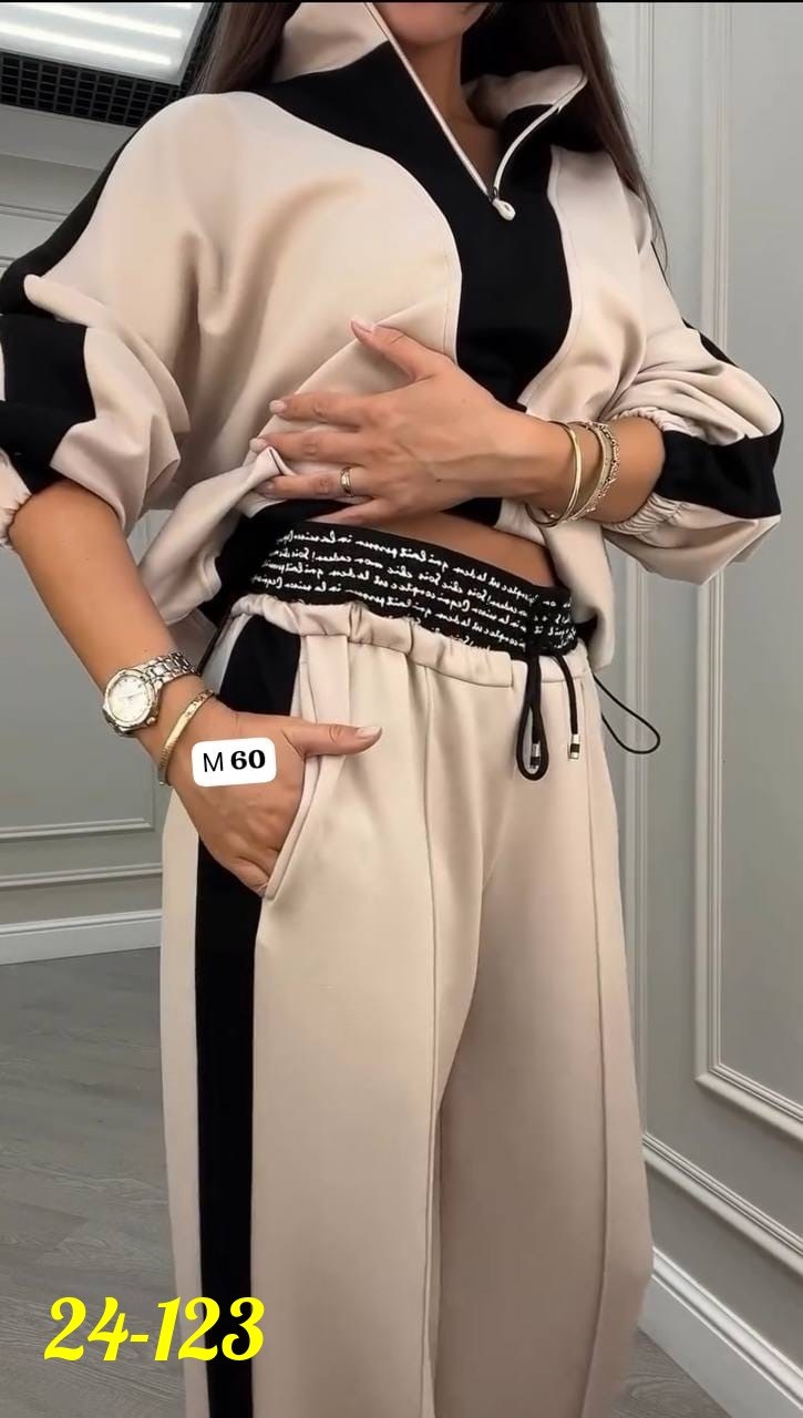 костюм двойка женская,женский костюм двойка ткань креп,костюм двойка,костюм спорт шик alexia m 488669952,костюм женский