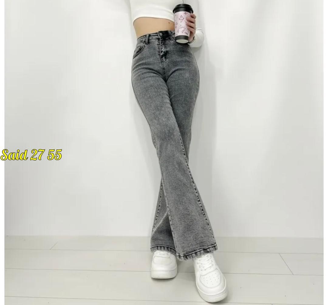 джинсы женские клеш от колена серые,джинсы клеш от колена с высокой посадкой joxanna,джинсы клеш от колена joxanna,джинсы расклешенные,джинсы клёш