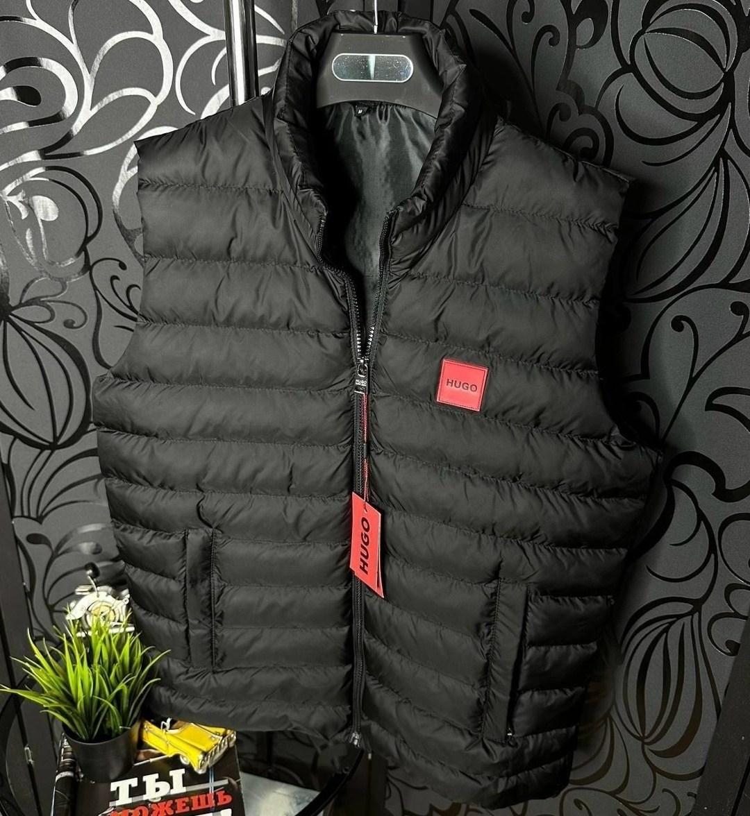 жилет хуго босс,мужская жилетка,жилет мужской,жилет утепленный hugo,жилет hugo