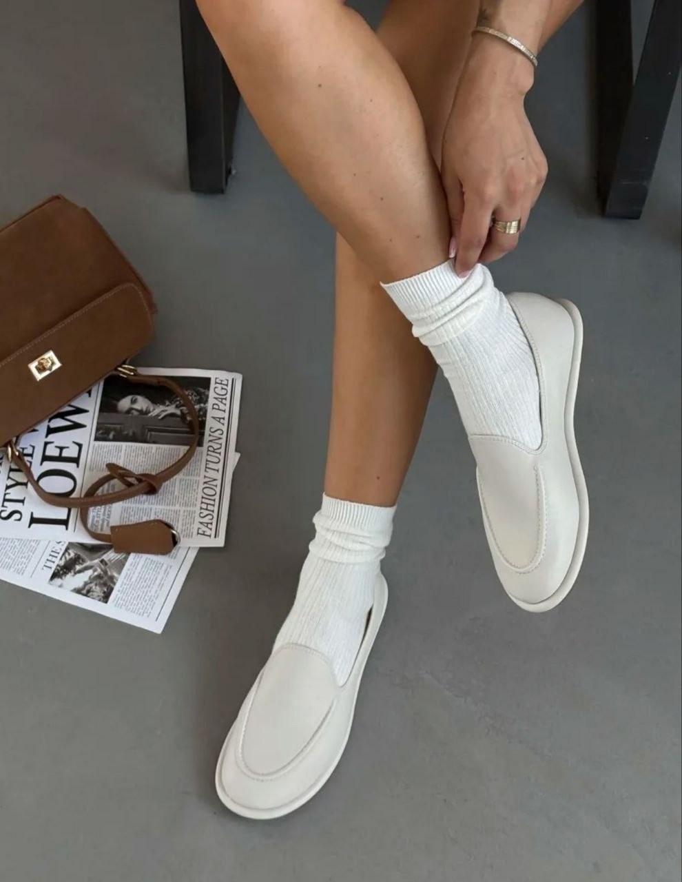 женские лоферы,лоферы белые,лоферы модные,туфли на плоской подошве,женская