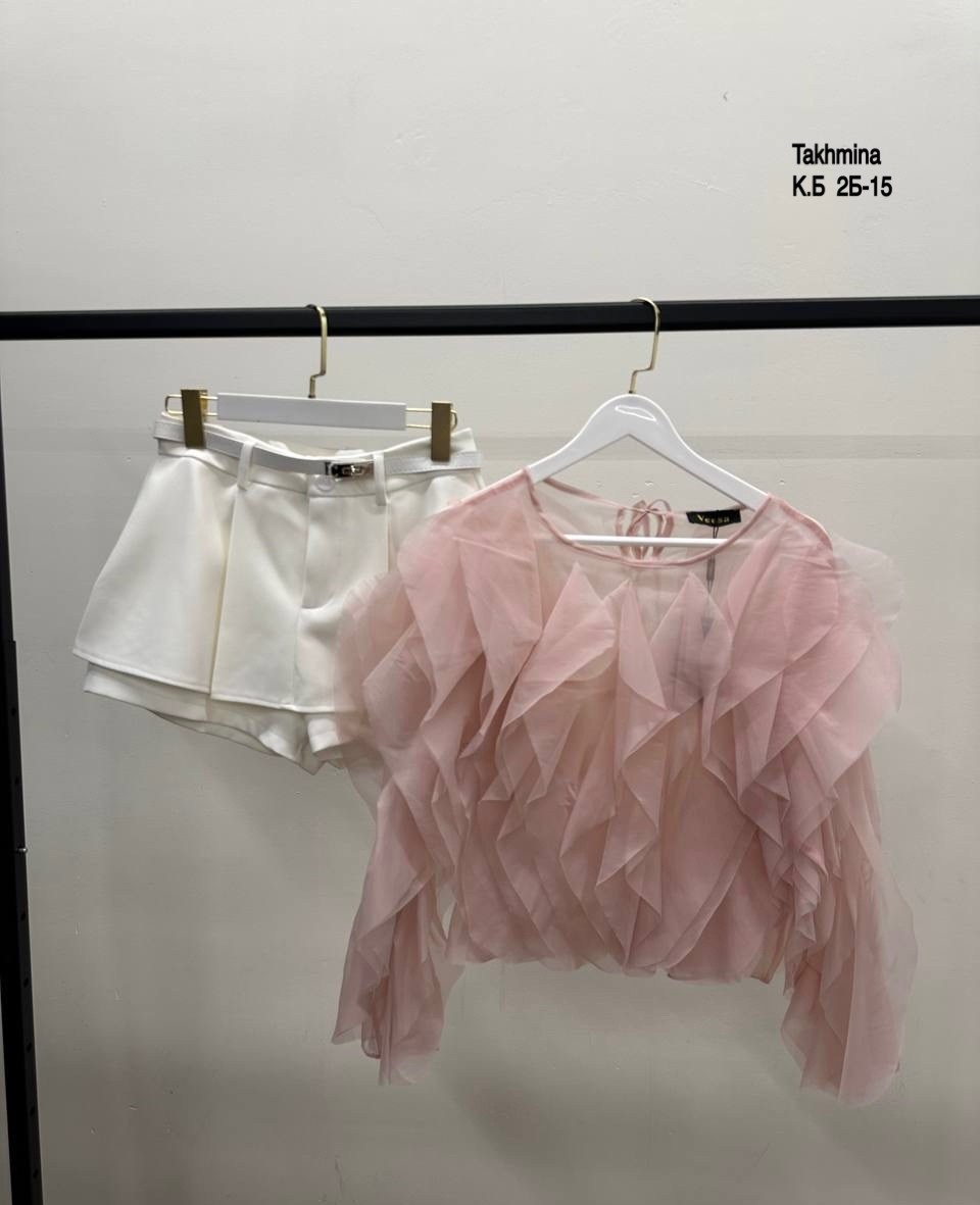 нарядная блузка с воланами,блузка с оборками,блузка нарядная,блузка из органзы,блузка с рюшами и воланами