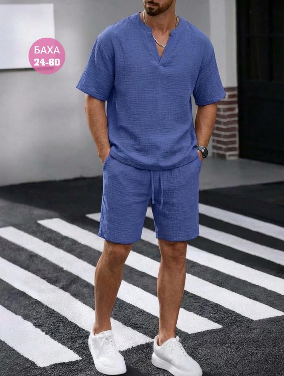 костюм для мужчин,мужские летние костюмы,костюм мужской с шортами,мужские комплекты,мужская мода