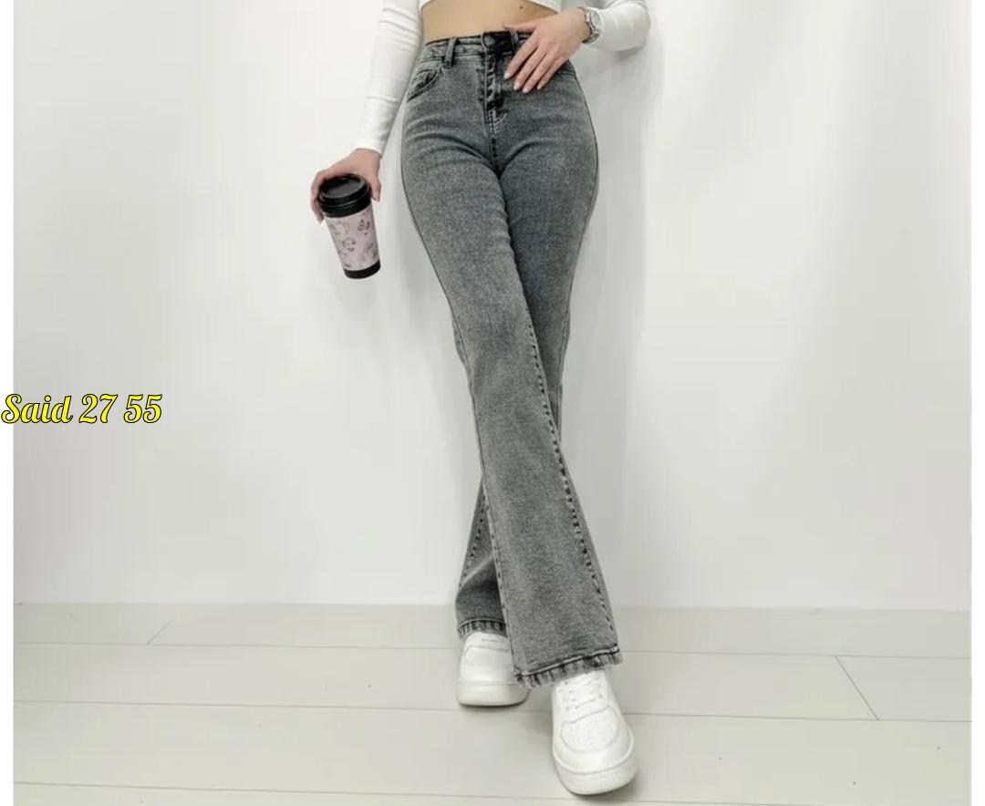 джинсы женские клеш от колена серые,джинсы клеш от колена с высокой посадкой joxanna,джинсы клеш от колена joxanna,джинсы расклешенные,джинсы клёш