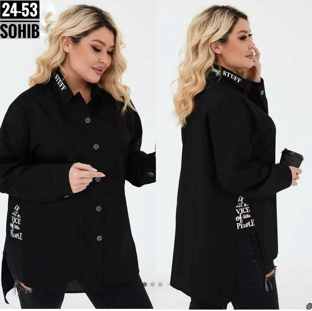 рубашка женская,рубашка женская большие размеры,рубашка свободного кроя,рубашка женская черная,удлиненная рубашка