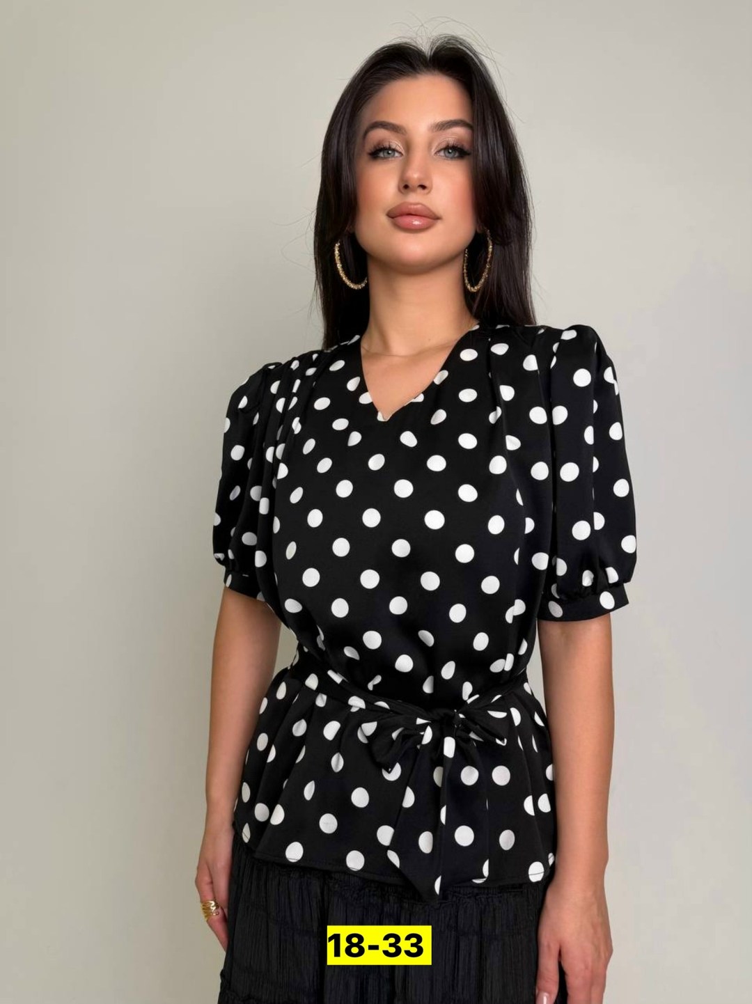 блузка стильная,шифоновая блузка в горошек,блузка в горошек,блузка женская,модная блузка