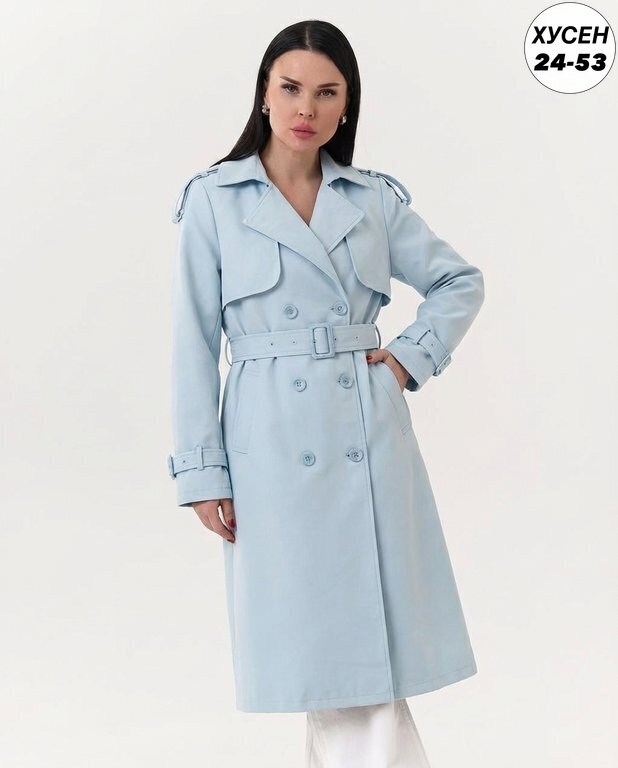 голубой плащ остин,тренч плащ,плащ женский,плащ тренч женский,голубой плащ