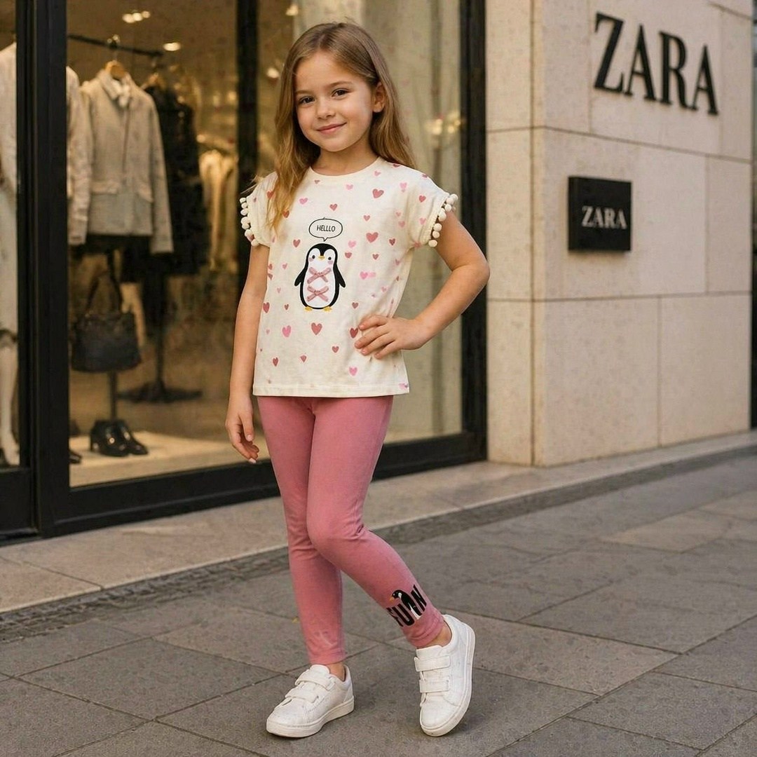 легинсы детские ketmin angel цв.розовый,леггинсы для девочек,одежда для девочек,лосины для девочек,костюм для девочек