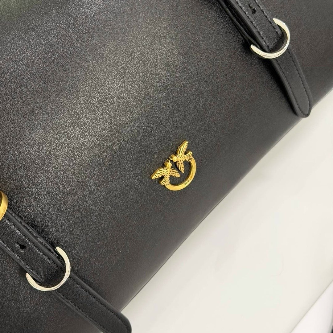 сумка pinko женская,сумки pinko,сумка,сумка тоут pinko,черная кожаная сумка