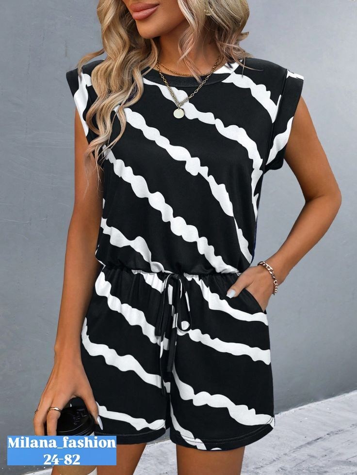 летние повседневные комбинезоны без рукавов,комбинезон женский летний в полоску,летние комбинезоны,комбинезон дизайнерский,женские комбинезоны