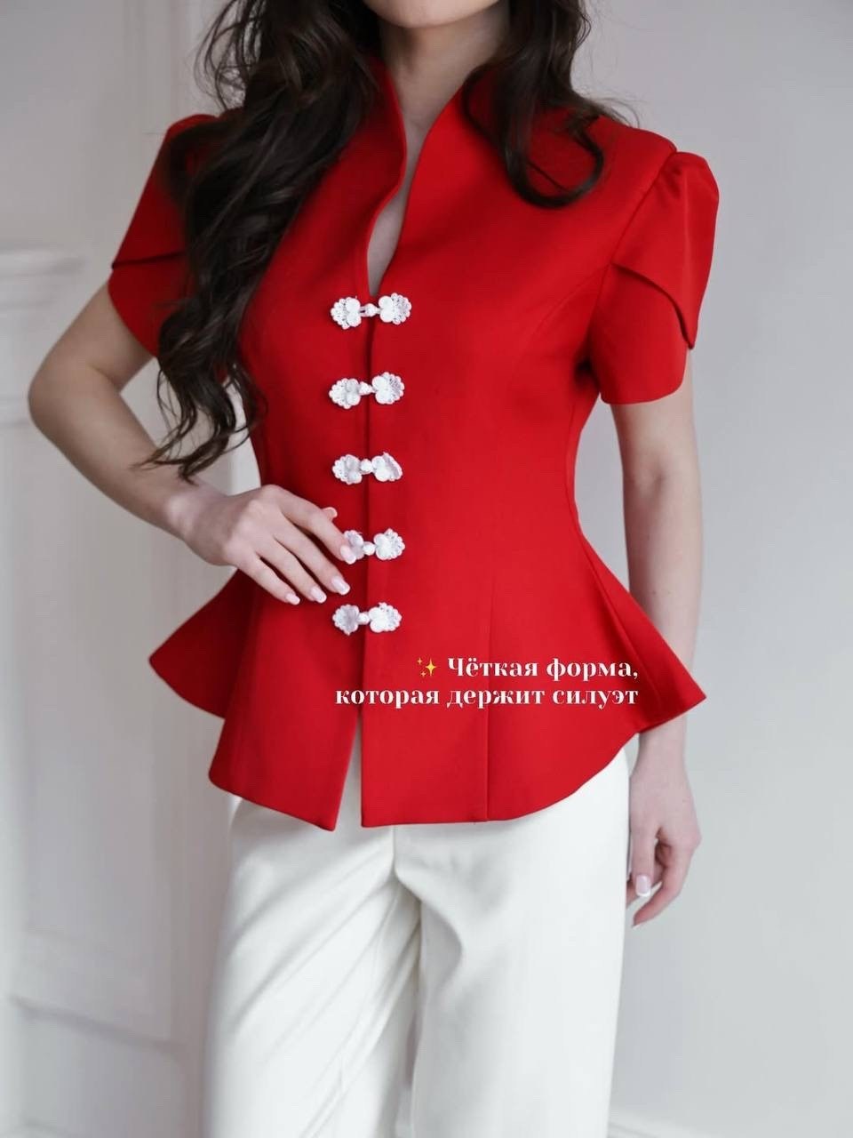 жакет с баской,жакет и пиджак,жакет "коралловый" с баской,жакет с басками,жакет красный