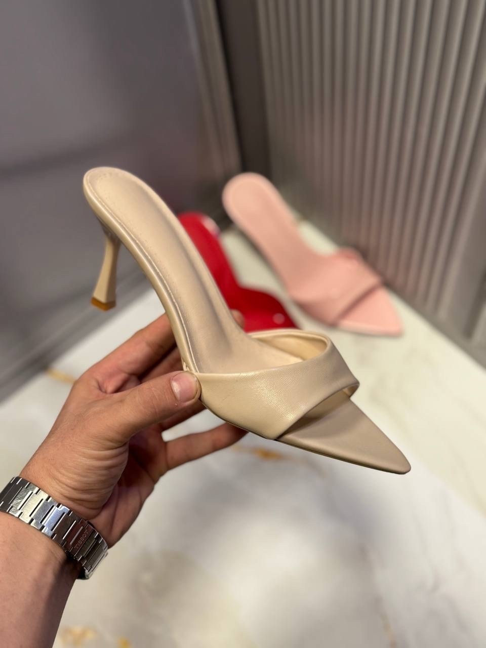 ,мюли на каблуке, летняя,туфли босоножки,женские мюли