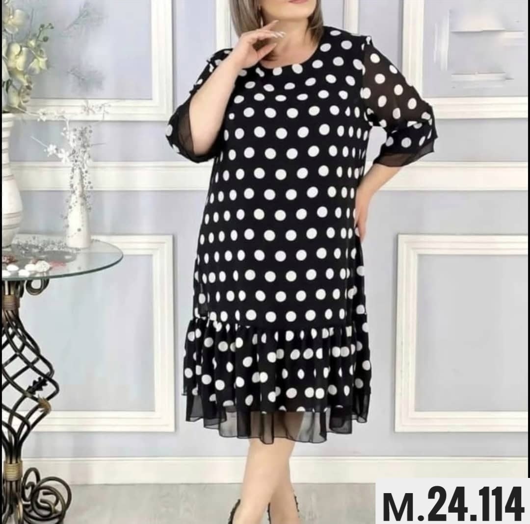 платье женское,платье в горошек,нарядное платье,стильное платье,вечернее платье больших размеров нарядное в горошек saliya brand