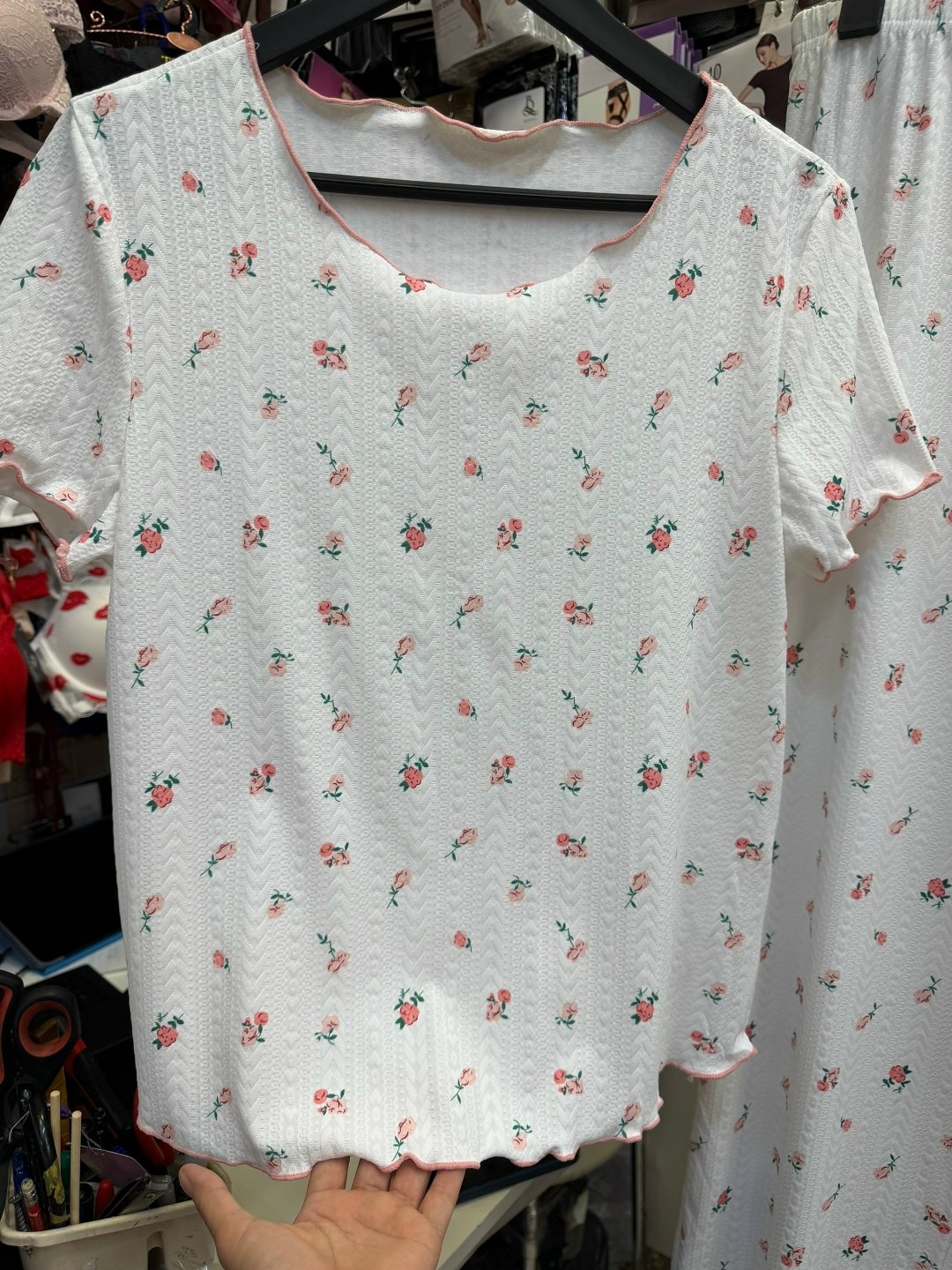 женские пижамы,пижама 1850059-1 sadovod 365 дней,костюм домашний пижама,пижама со штанами,комплект женской пижамы