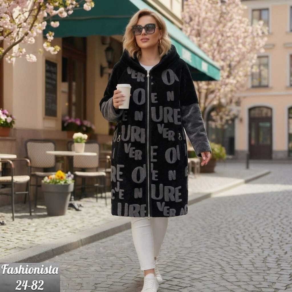 шуба женская,шуба искусственная,женская дубленка,пальто мехофф женское 48 l черное натуральный мех,пальто комбинированное