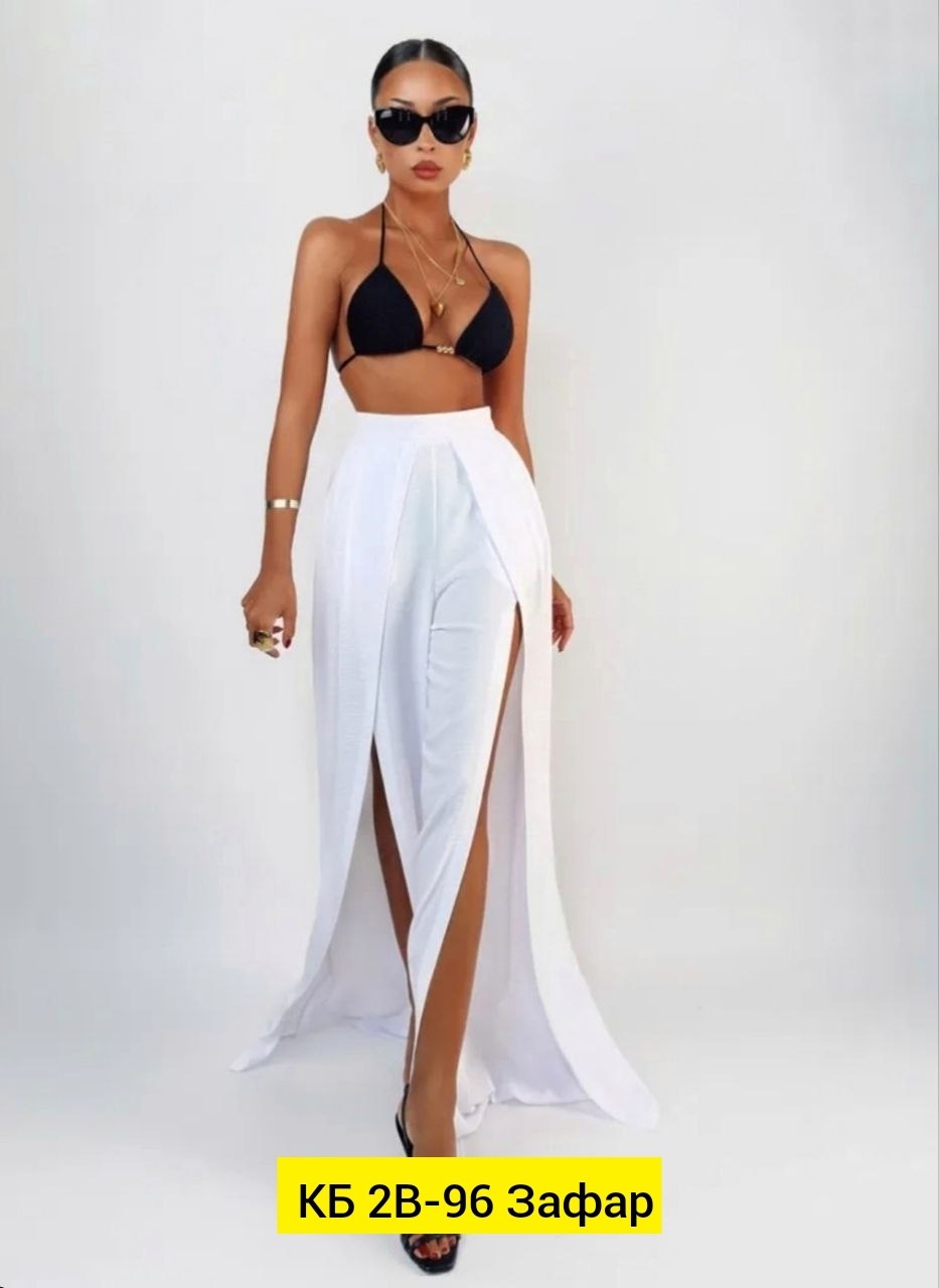 пляжная юбка,длинная юбка с разрезом,брюки палаццо,брюки юбка,брюки с широкими штанинами