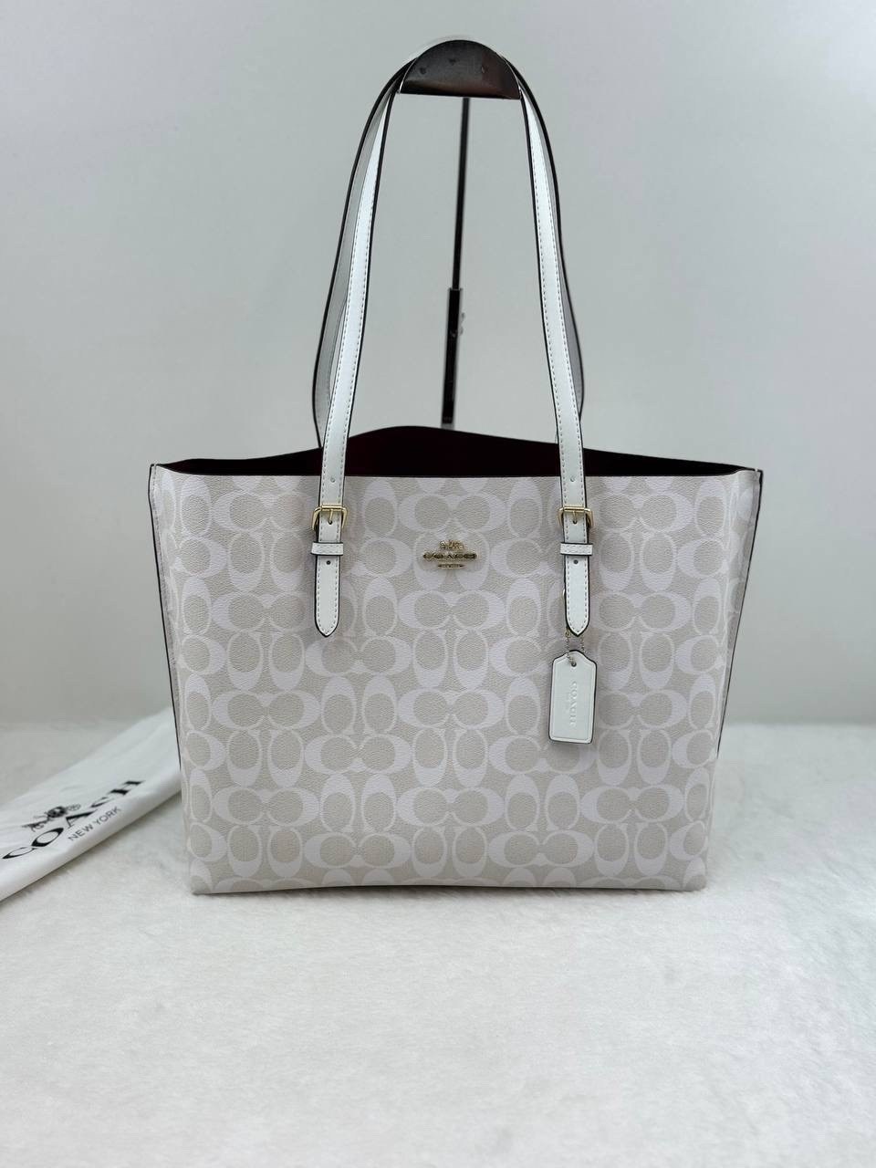 сумка coach,женская сумка coach,coach city zip tote white,брендовая сумка coach,сумка coach шоппер на плечо