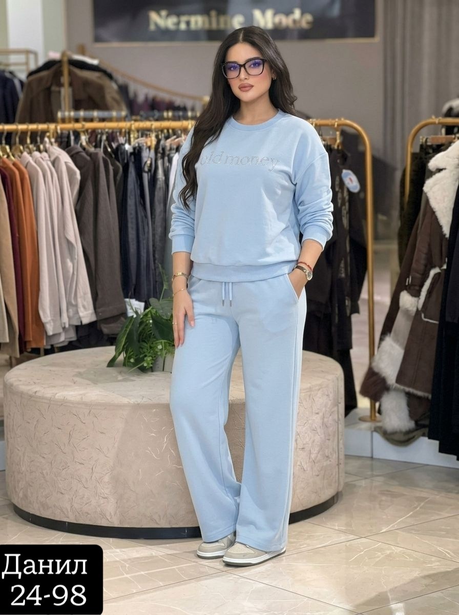 костюм женский трикотажный с брюками палаццо,спортивные костюмы женские,трикотажные костюмы,женские костюмы брючные,костюм с брюками