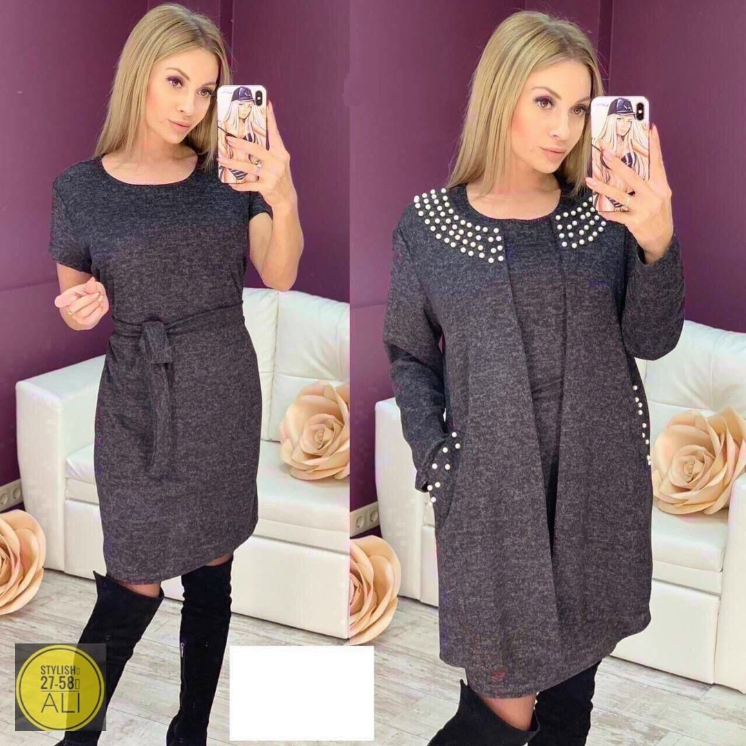 платье двойка ангора ,женское платье теплое,платье женское двойка,платья двойка,повседневные платья