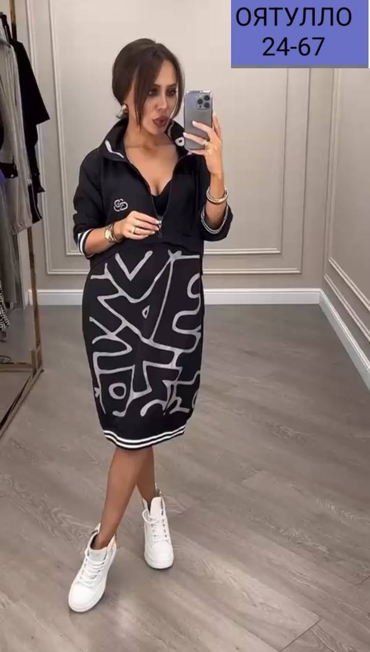 стильное платье трикотаж с принтом,платье женское новинка ткань: трикотаж с принтом,платье ткань трикотаж с принтом,,спортивное платье женское