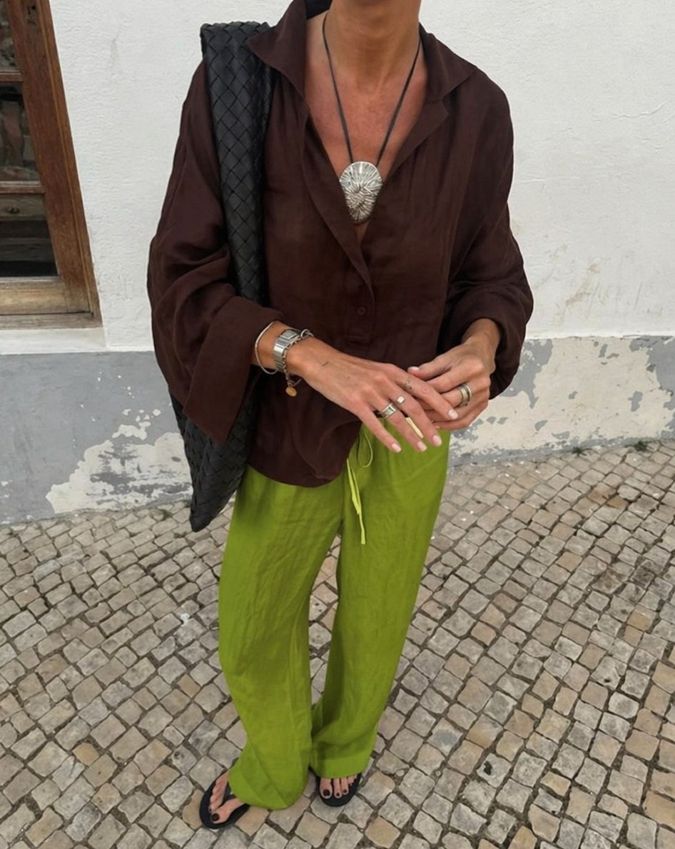 модные брюки,стильные наряды,белые брюки,брюки льняные