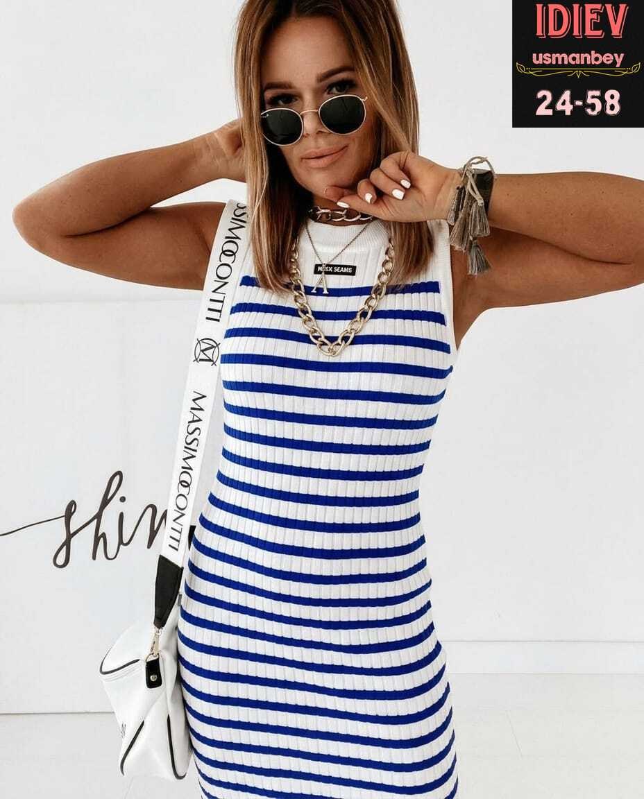 трикотажное платье,платья в полоску,платье женской,платье миди в полоску,платье стильное