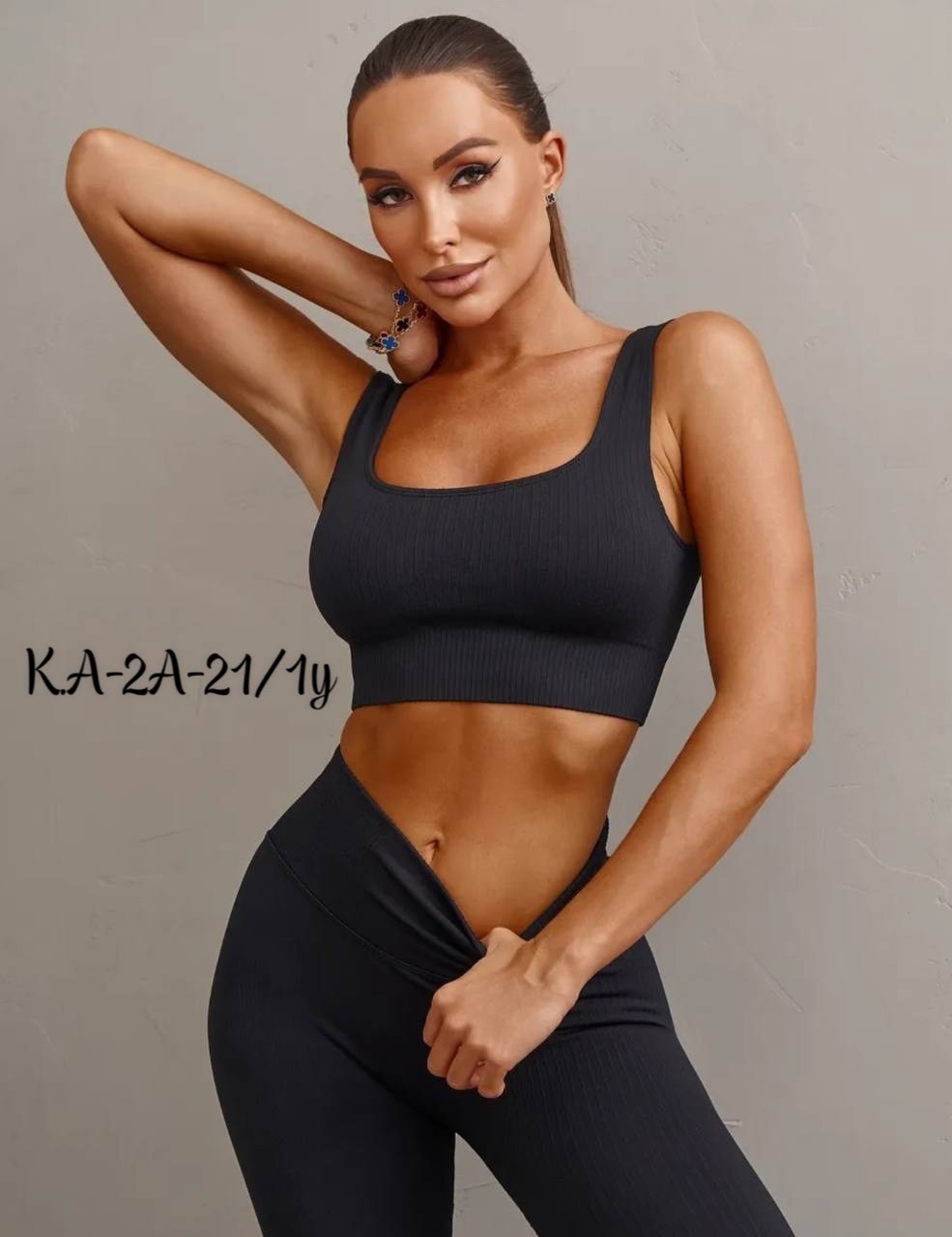 костюм спортивный для фитнеса fit&you,спортивный костюм для фитнеса yoga nova цвет черный,топ для фитнеса,костюм спортивный для фитнеса fit&you цвет черный,спортивный комплект