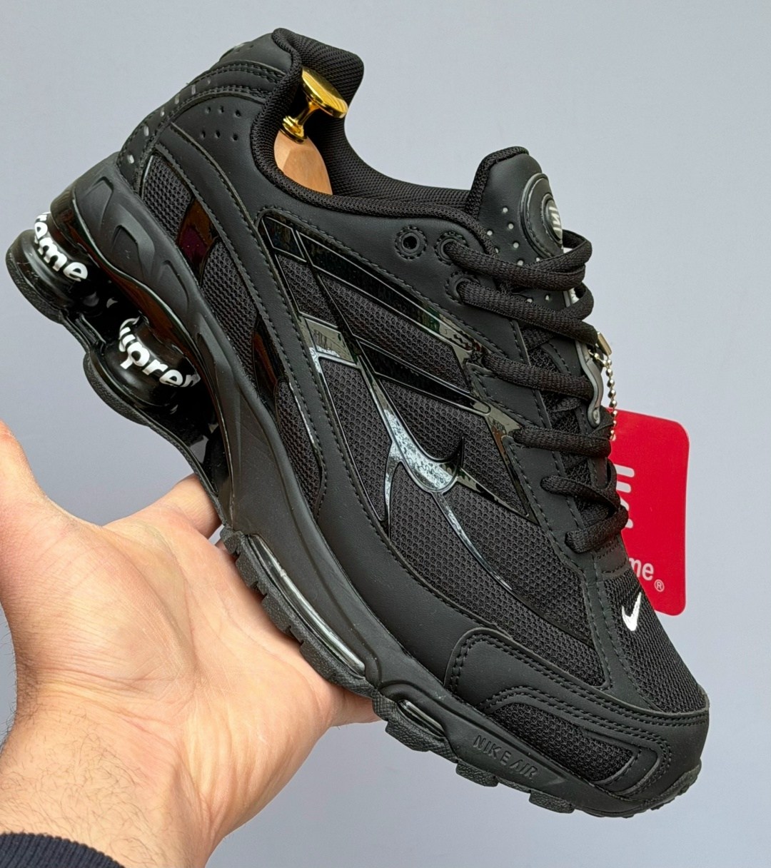 supreme x nike shox ride 2,supreme nike shox ride 2,nike shox ride 2,кроссовки,кроссовки supreme x nike shox ride 2 sp черные